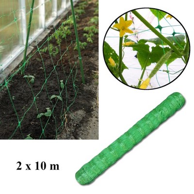 Ranknetz Rankhilfe Pflanzennetz Kletternetz PE UV-beständig 2x10 m Garten