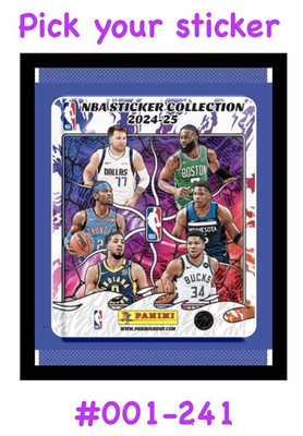 2024-25 NBA Sticker & Card Collection PICK YOUR STICKER PART 1