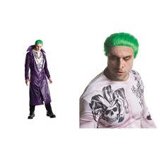 Rubie's Official Joker Mens Fancy Dress Halloween Villain Suicide Squad Adults C