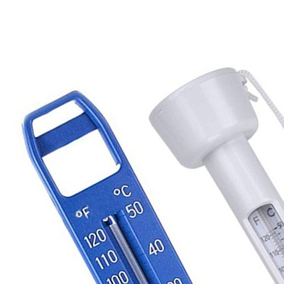 Blau-weiß Pool Thermometer Set zur genauen Überwachung der Wassertemperatur