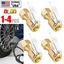 1-4pcs Air Chuck Universal Heavy Duty Closed Flow Lock On Tire Chuck With Clip 1-4pcs Air Chuck Universal Heavy Duty Closed Flow Lock On Tire Chuck With Clip
