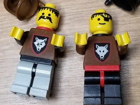 LEGO Castle 6038 Wolfpack Renegades Complete Weapons Cart Horse DAMAGE