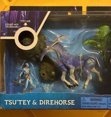 McFarlane Toys AVATAR  The Way of Water CET-OPS Crabsuit & TSUTEY Direhorse Set