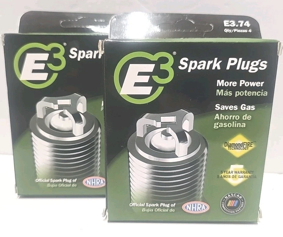 E3.74 Spark Plugs 8-pack Premium Automotive 14mm 1" Reach E3.74 OEM DiamondFIRE - Image 2 of 4