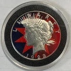 1923S Peace Silver Dollar Brilliant Uncirculated Painted Obverse FREE SHIPPING