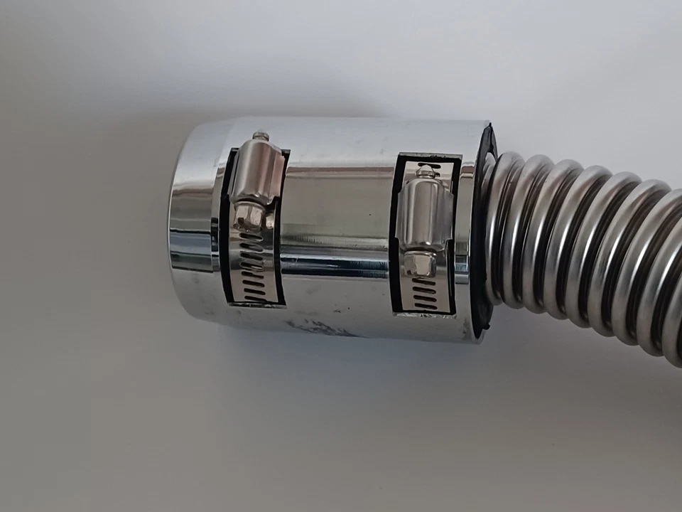 Kit de manguera de radiador cromado de acero inoxidable de 12" para CHEVY Ford Foto 3 de 4