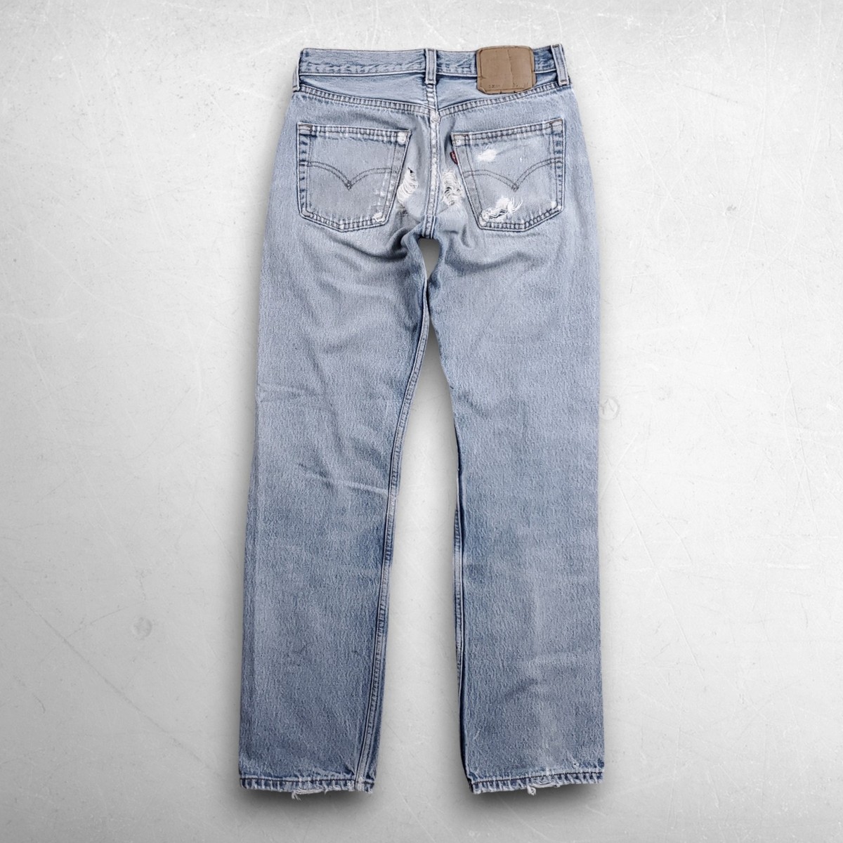 Levi's 501 XX ストレートデニム 34x34 Vintage Levis 501 XX Jeans Men 30x34 Blue Distressed Thrashed