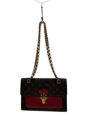 Echte Louis Vuitton Monogramm rot Victoire M41731 Kette Schultertasche
