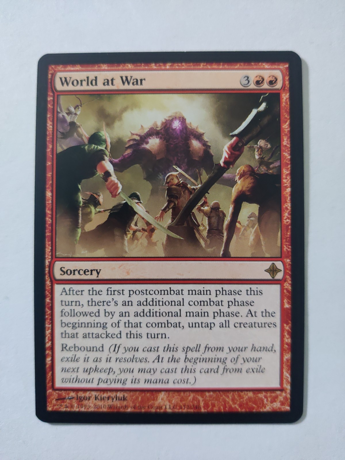 MTG - World at War - Rise of the Eldrazi - NM