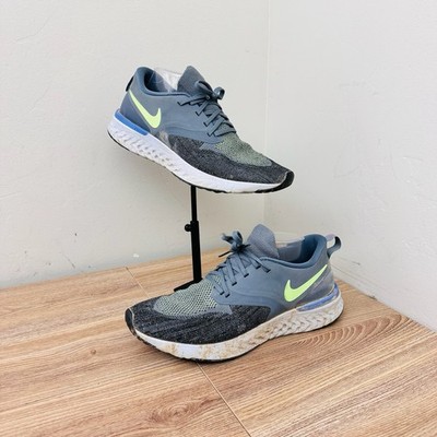 Nike Odyssey React 2 Flyknit running shoes Blue Men s Size 10.5