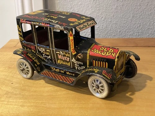 MARX OLD JALOPY TIN CAR 1930-1950'S LITHOGRAPHED