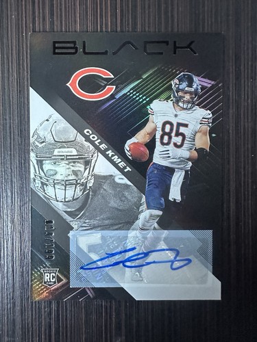 Cole Kmet [Autograph] #131 2020 Panini Black card