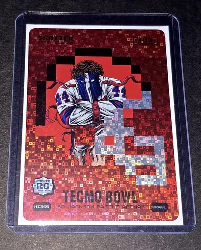 RC CAM SKATTEBO 2026 Bo Jackson Battle Arena Tecmo Bowl Skatter RED Helmet Icons