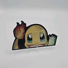 Pokemon Charmander Squirtle Bulbasaur 3D Lenticular Motion Sticker Car Decal