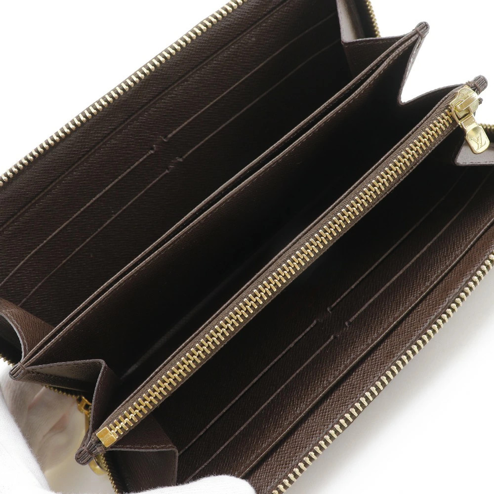Louis Vuitton Zippy Long Wallet Leather Damaged Used thumbnail 6