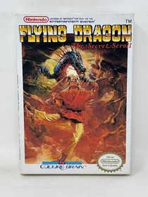 NES Nintendo - Flying Dragon The Secret Scoll - CIB Complete / Clean & Tested