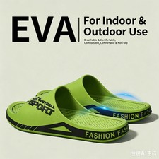 Men's Summer EVA Outdoor Slippers Soft Comfort Sports Beach Sandals Slides Shoes