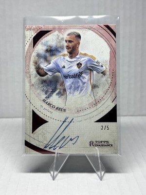 2025 Topps Chrome MLS Marco Reus RENAISSANCE AUTO 2/5 ON CARD AUTO -LA GALAXY 