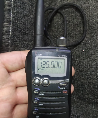 1pcs ICOM IC-P7A, with antenna and battery | eBay