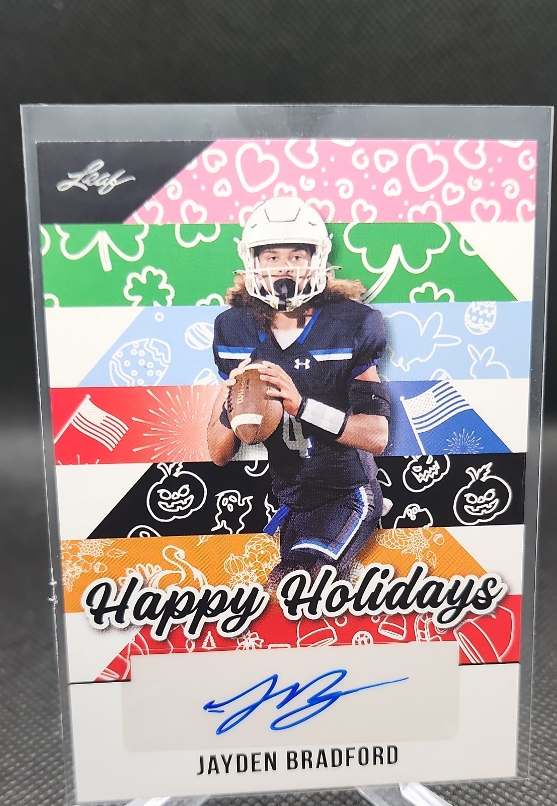 2025 Leaf Holiday - Jayden Bradford #BA-JB2 (AU, RC)