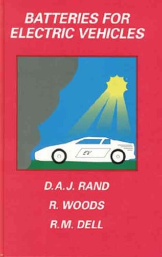 Batteries for Electric Vehicles by Csiro, Rand and Woods (1998, Hardcover)-image