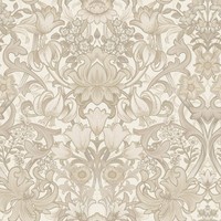 Ornamental Blumen Tapete Damast Laub BlüTen Botanisch Creme Holden 13881
