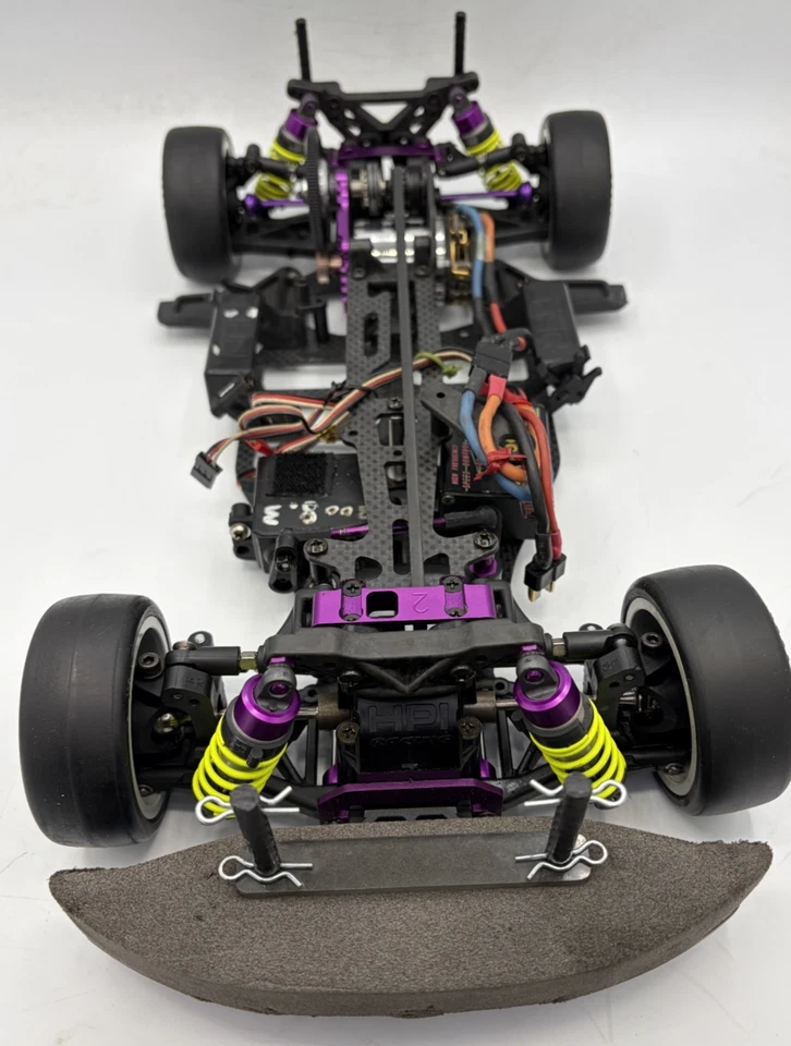 For parts HPI RS4 PRO2 carbon chassis with ESC and motor - Image 2 of 4