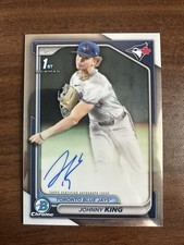2024 Bowman Draft Chrome Prospect Auto Johnny King #CPA-JKI