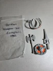 Vintage  80's MOTU He Man Weapon Set