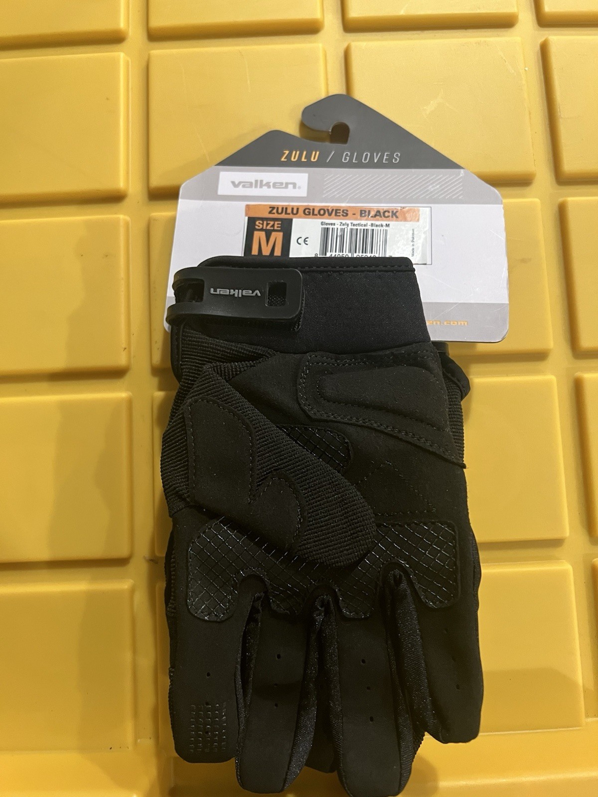 Valken Zulu Padded Knuckle Gloves Medium Black