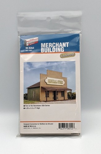 Walthers 2881 HO Boomtown Merchant Buildin | Condition: New