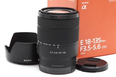 Sony E 18-135mm f3.5-5.6 OSS Lens with Hood & Box #52206