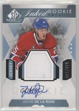 2015 SP Game-Used Inked Rookie Sweaters 40/149 Jacob De La Rose #IRS-JR Auto 0v1