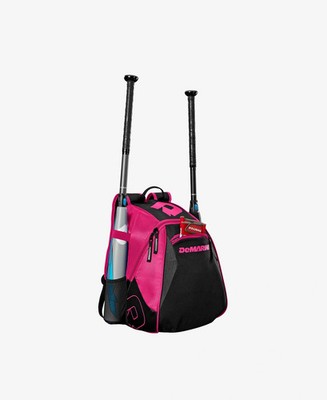 Demarini Voodoo JR Backpack Bat Bag Hot Pink Baseball Softball Snack Bag Mom Bag