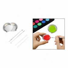 2pcs Farbschale Set Art Mixing Tool Kunst Versorgung Handwerkzeugmalerei