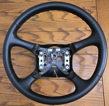 1999-2002 Gm Suburban Tahoe Silverado Sierra Leather Steering Wheel Oem Nice