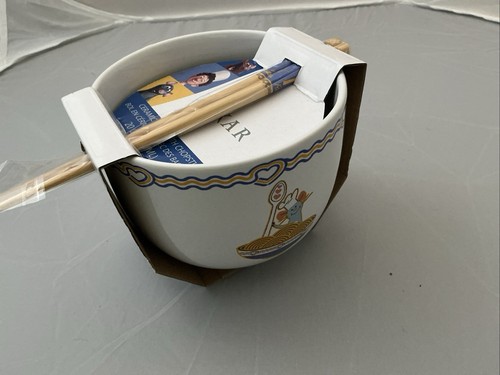 Disney Pixar's Ratatouille Ramen Noodle Bowl With Chopsticks, NEW Brand New - Picture 5 of 5