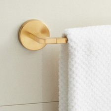 Signature Hardware 953922 Drea 24" Towel Bar Brushed Gold