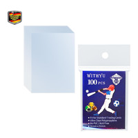 Withyu Kunststoff SammelkartenhüLlen 100 StüCk 6,4 X 8