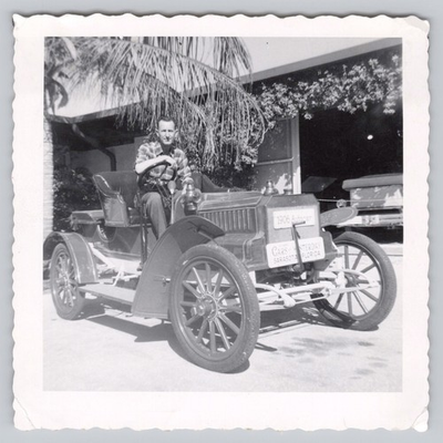 #ad 1906 Autocar Antique Car Photo Cars of Yesterday Sarasota Florida Snapshot 1956 $9.95