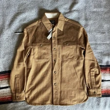 J. Crew Suede & Wool Western Jac Shirt | Size S | Limited Edition MSRP $328
