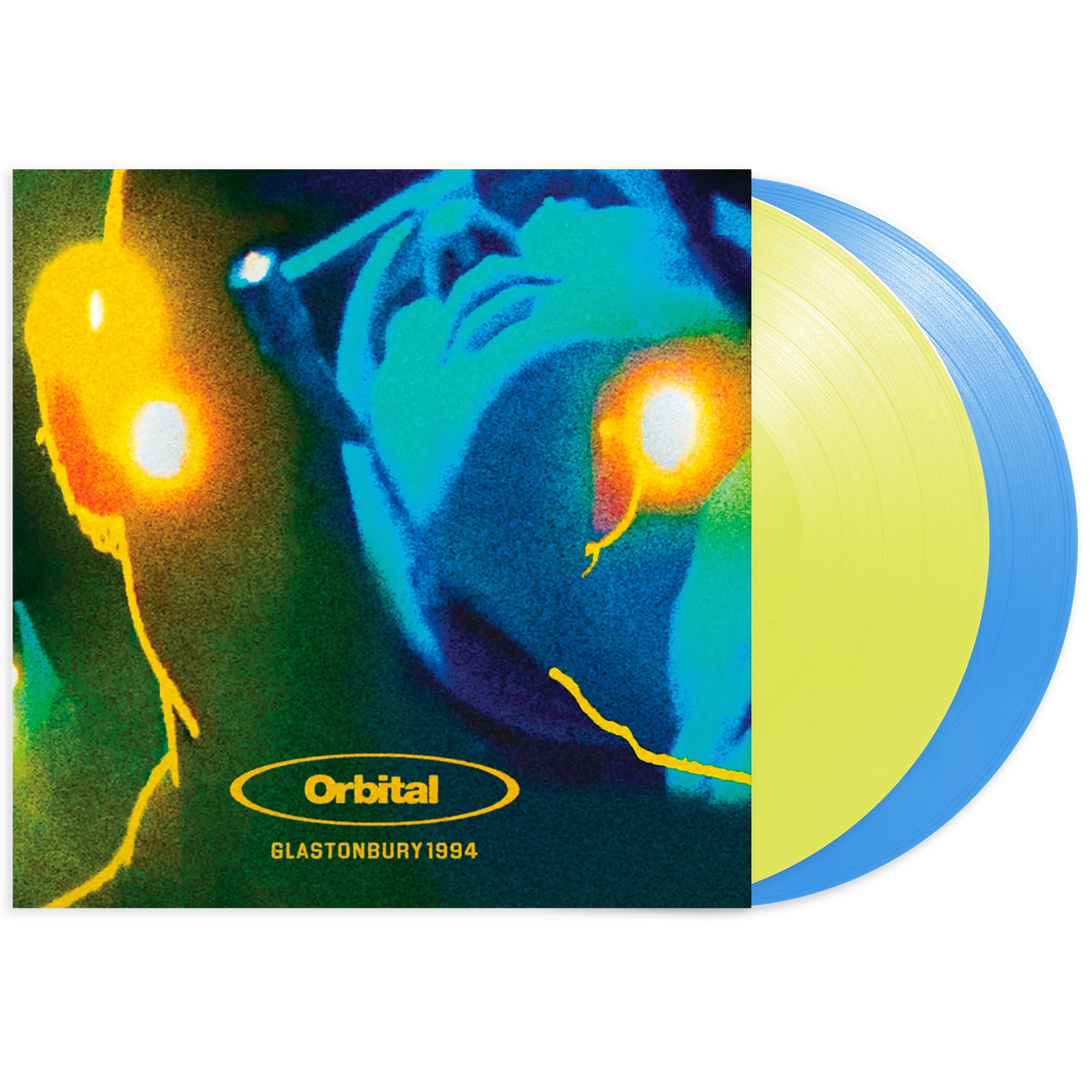 Orbital | Glastonbury 1994 | 2LP - Transparent Yellow and Blue - Image 6