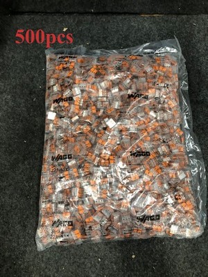 500pcs Wago 221-413 Compact Splicing Wire Connectors