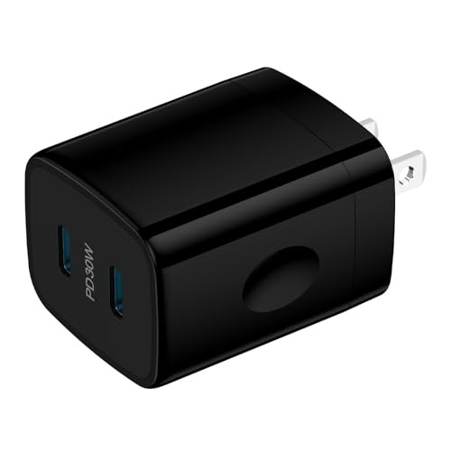 30W 2-Pack USB-C Fast Charger Wall Adapter for Moto G Stylus 5G, iPhone 16