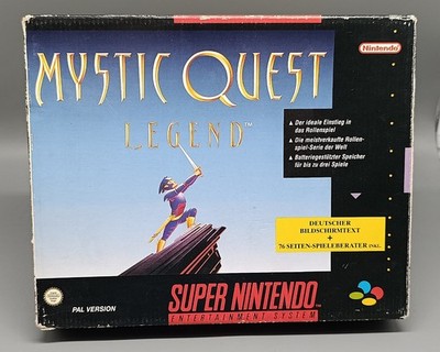 Mystic Quest Legend - NOE - Super Nintendo SNES OVP CIB inkl. Lösungsbuch etc.
