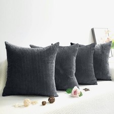 Extra Filled Cushions Large Velvet Cushion Covers Square Sofa Throw Pillow Cases