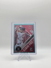 2018 Donruss Optic BRYCE HARPER Diamond Kings Aqua Prizm #/299 #10 Nationals