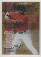 2016 Topps Finest Gold Refractor /50 Rusney Castillo #87 0m8