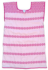 J Marie Pink On Pink Embroidered Tunic Dress Woman's Small Nice 