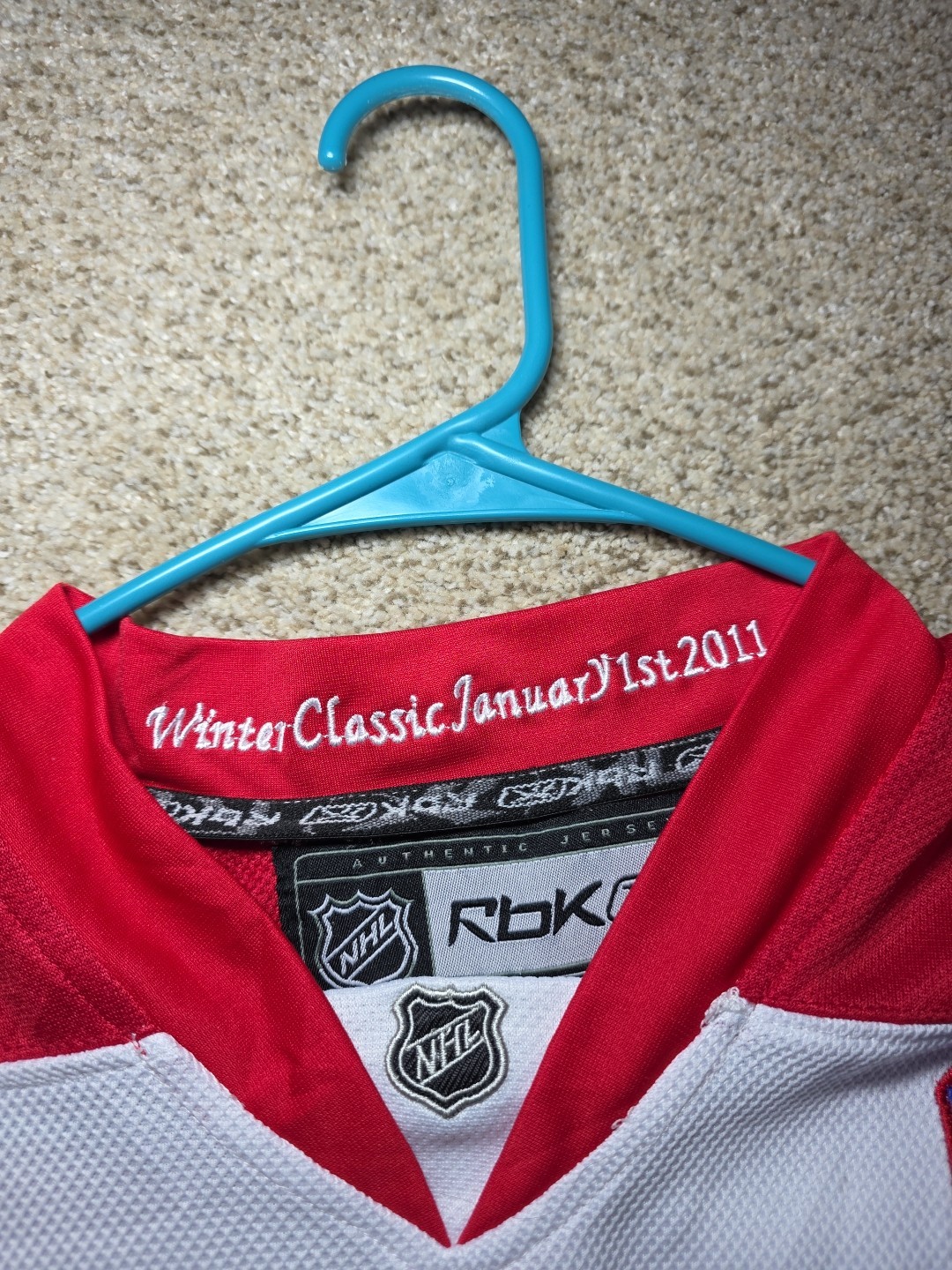 Washington Capitals Alex Ovechkin 2011 Winter Classic Youth Jersey Size L/XL thumbnail 8